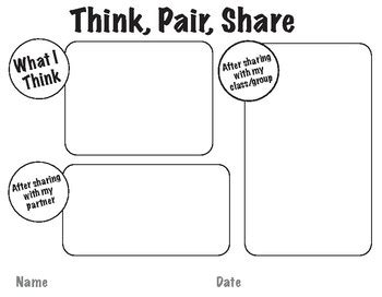 Think Pair Share Template - prntbl.concejomunicipaldechinu.gov.co