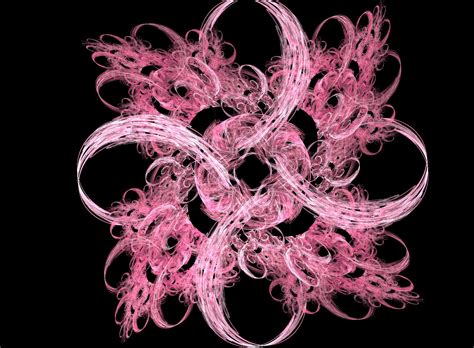 Pink Swirly Star Shape Free Stock Photo - Public Domain Pictures