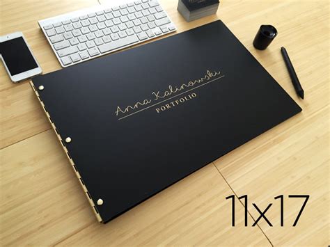 11x17 Landscape Matte Black Portfolio Case 11x17 Portfolio Landscape ...