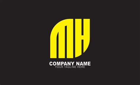 Mh logo design vector templates 18769244 Vector Art at Vecteezy