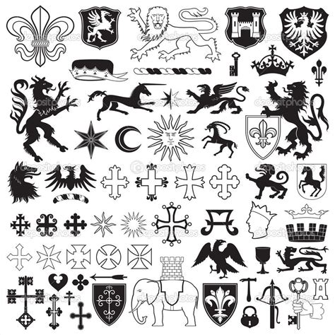 39 best ideas for coloring | Medieval Shields Symbol Meaning