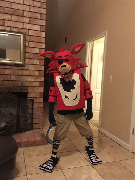 FNAF homemade Foxy costume!! My son LOVED it! Time to sell it!! Fnaf ...