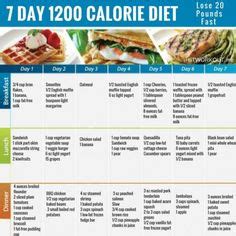 1200 calorie diet meal plan