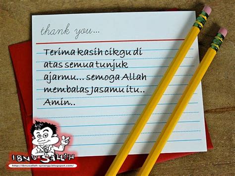 TERIMA KASIH CIKGU ~ Jumat MS