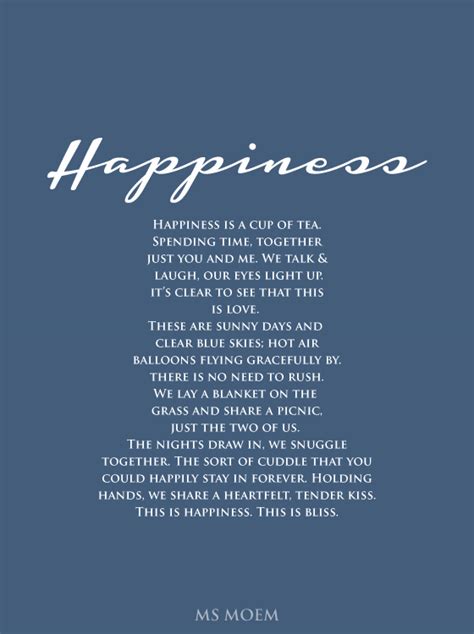 A Poem About Happiness | Ms Moem | Poems. Life. Etc.