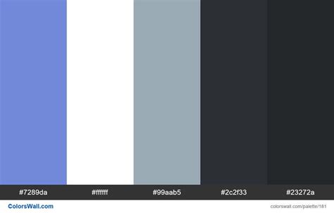 PNG image of Discord colors palette png | Color schemes colour palettes ...