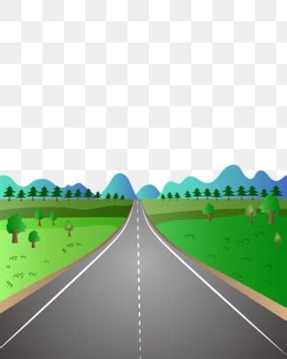 Cartoon Road PNG Transparent Images Free Download | Vector Files | Pngtree