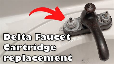 Delta Bathroom Faucet Cartridge Replacement - YouTube