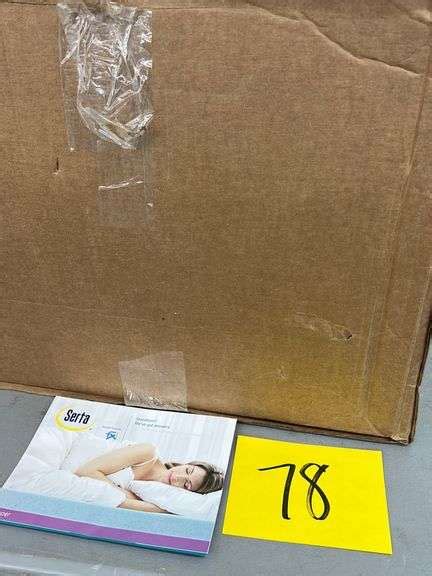 SERTA MATTRESS TOPPER W/ COVER IN BOX - Earl's Auction Company