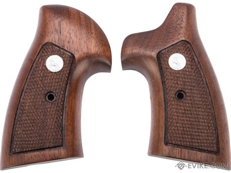 Marushin Wood Grips for Colt Anaconda Airsoft Revolvers, Accessories ...