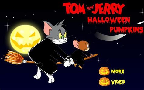 Tom And Jerry Halloween Pumpkins Cartoon Games Wallpaper Hd 1920x1200 ...