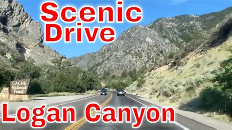 Logan Canyon, Utah Scenic Drive - YouTube