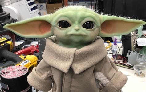 Former MythBuster's adorable Baby Yoda robot will cheer up sick kids. Grant Imahara shares how ...