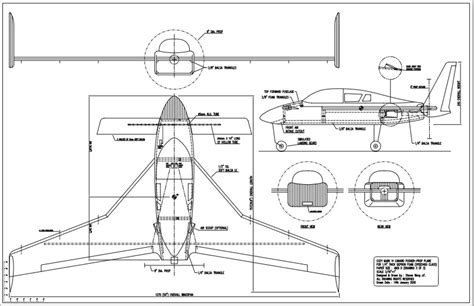 Cozy Mark 4 Plans - AeroFred - Download Free Model Airplane Plans