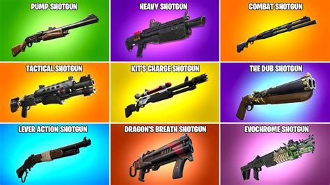 Evolution of All Fortnite Shotguns (Season 1 - Season 22) - YouTube