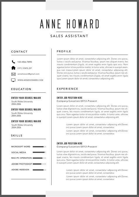 Modern Resume Template Free At Worksheetsnew | Free resume template word, Best free resume ...