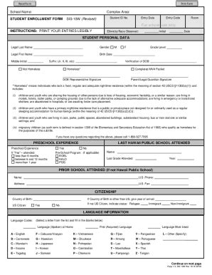 HI Noelani Elementary School SIS-10W 2016-2024 - Fill and Sign Printable Template Online