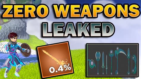 Zero Weapons Leaked How To Get Zero Weapons in World Zero - YouTube