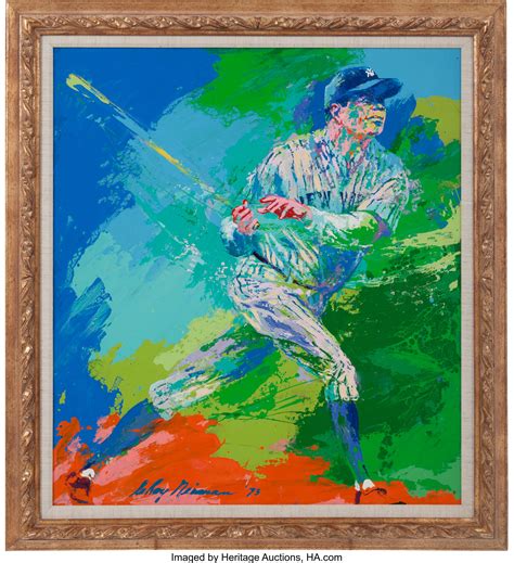 1973 Babe Ruth Original Painting by LeRoy Neiman.... Baseball | Lot #80033 | Heritage Auctions