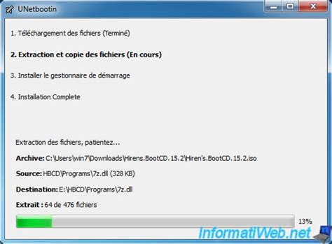 Create a bootable Hiren Boot CD USB key - Live CD - Tutorials - InformatiWeb