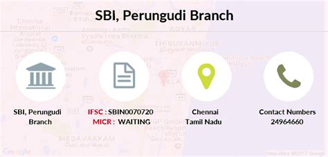 SBI Perungudi IFSC Code SBIN0070720