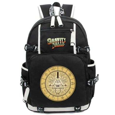 Gravity Falls Backpack Bill Cipher Canvas School Bag Shoulder Bag ...