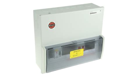 NHRS9SLM | Wylex 9 Way Split Load Metal Consumer Unit, 80A NH | RS