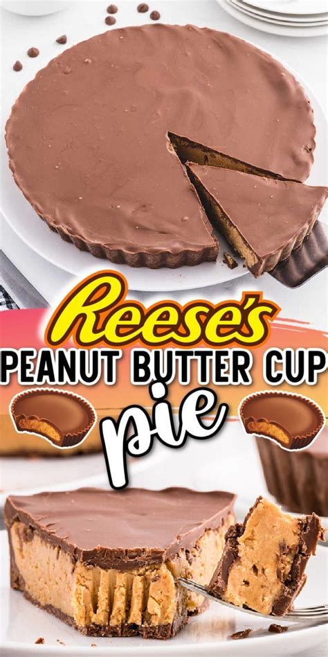 Giant Reese's Peanut Butter Cup Pie | Peanut butter pie recipes, Peanut butter recipes, Peanut ...