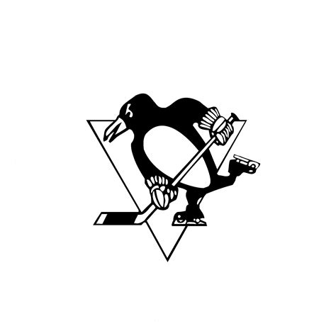 Pittsburgh Penguins Clipart Black And White / Pittsburgh Penguins Logo - Free Transparent PNG ...