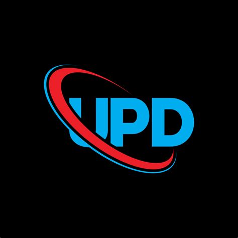 logotipo actualizado. letra actualizada. diseño de logotipo de letra upd. logotipo upd de ...