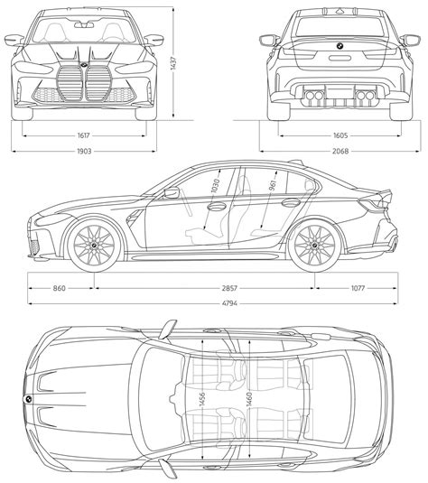 Fotos - Evolución de los BMW //M - medidas y dibujo técnico | BMW FAQ Club