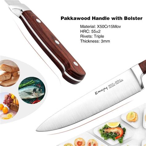 German Steel Kitchen Knife Set 15-Piece | Sharp, Durable Chef Knives ...