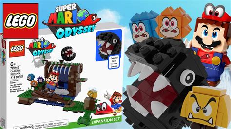 NEW LEGO SUPER MARIO ODYSSEY CASCADE KINGDOM Expansion Set | Custom Mario Set - YouTube