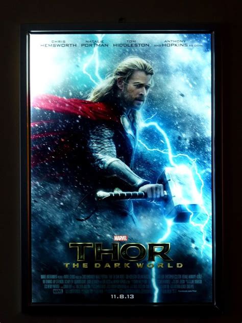 Movie Poster Led Light box Display Frame Cinema Light Up Home Theater Sign! Home Theater Room ...