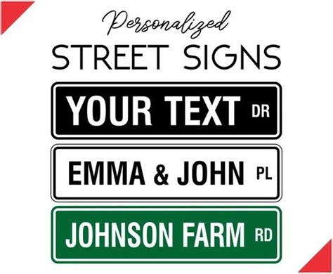 Custom Personalized Street Signs Make Your Own Street Sign No - Etsy