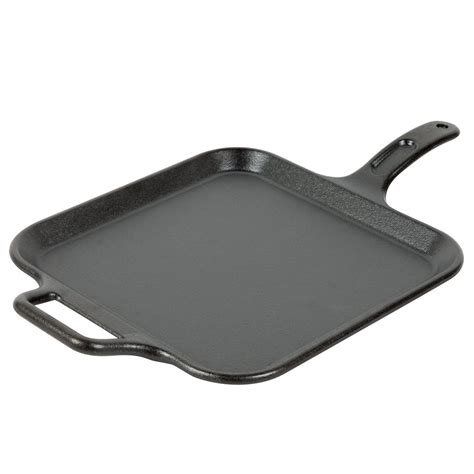 Lodge Pro-Logic P12SG3 12" Pre-Seasoned Cast Iron Square Griddle