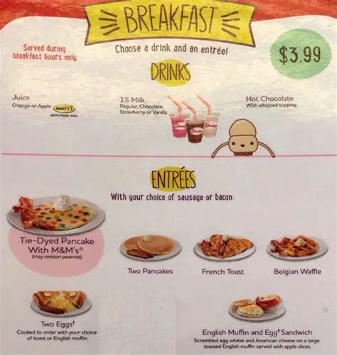 Menu at Friendly's Ice Cream Shop, Cherry Hill