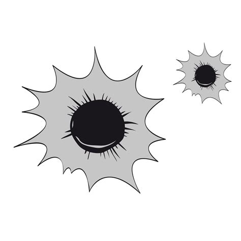 Bullet Hole Vector Free at GetDrawings | Free download