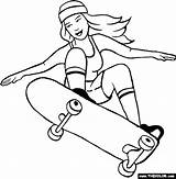 Skateboard Logo Coloring Pages sketch template