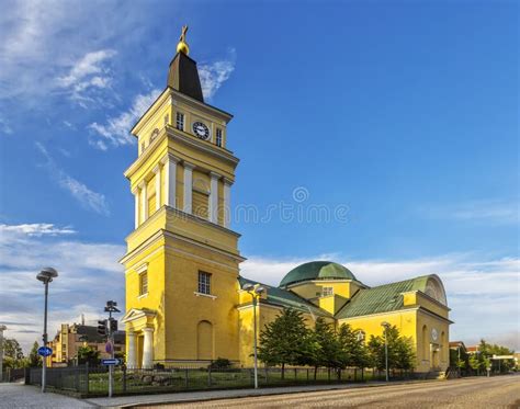 Cathedral in the Centre of Oulu, Finland. Stock Image - Image of exterior, finland: 80567603