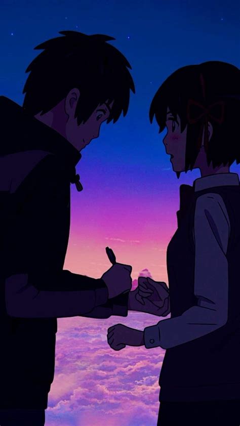 nakudame on Instagram: anime: your name💜🎆 in 2021 | Your name anime, Your name wallpaper, Anime