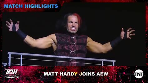 Matt Hardy shocks the Inner Circle with his AEW debut - YouTube