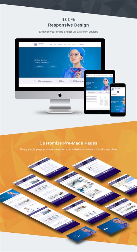 Clinic Website Template for Medical Hospital Site - MotoCMS