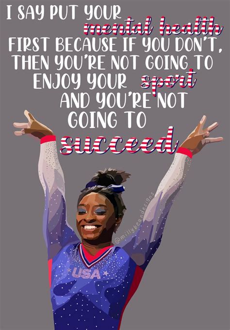 Simone Biles Poster USA gymnastics print gymnast digital | Etsy