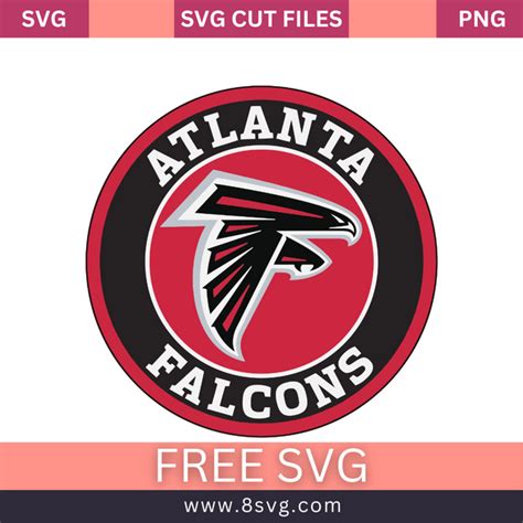 Atlanta Falcons Circle Logo SVG Free - NFL Cut File for Cricut – RNOSA ...