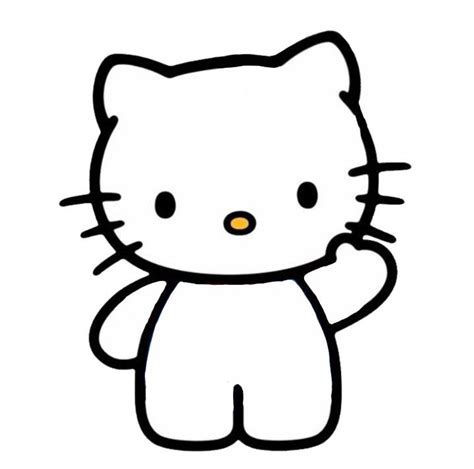 Hello kitty para desenho | Disegni per poster, Hello kitty, Bambole di carta