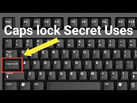 What is the use of Caps Lock Key in Keyboard - YouTube