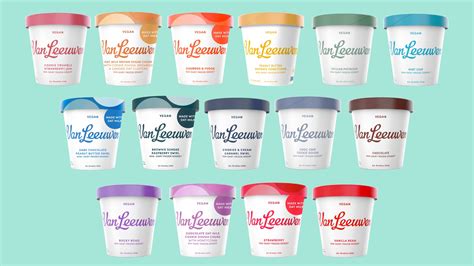 Van Leeuwen Unveils New Packaging For Vegan Ice Cream Flavors | Dieline ...