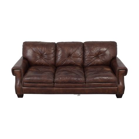 Bob's Discount Furniture Kennedy Leather Sofa | 89% Off | Kaiyo