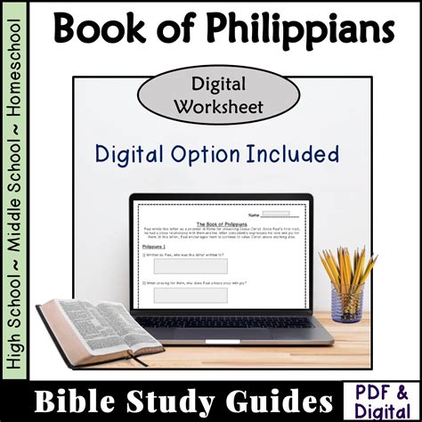 Bible Study Questions for Philippians worksheet packet | Made By Teachers